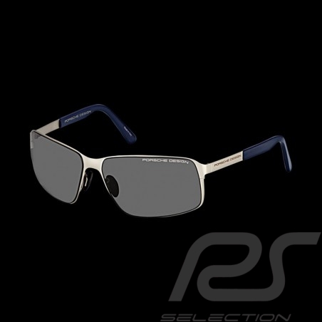 Porsche Sonnenbrille Titanrahmen / grau-blaue Gläser Porsche Design P'8465 WAP0785650JD63