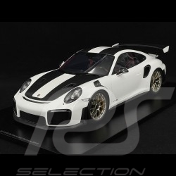 Porsche 911 GT2 RS Type 991 Weissach Package 2018 White / Black 1/12 Spark 12S022