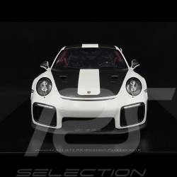 Porsche 911 GT2 RS Type 991 Weissach Package 2018 White / Black 1/12 Spark 12S022