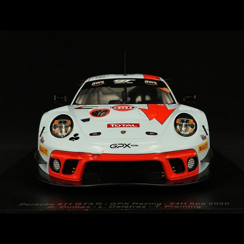 Porsche 911 GT3 R n°40 24h Spa 2020 1/18 Spark 18SB020