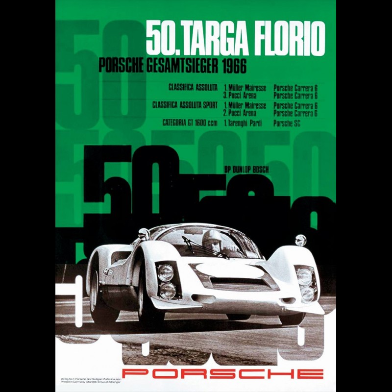 5 PosterSet Targa Florio 19581960196619671970