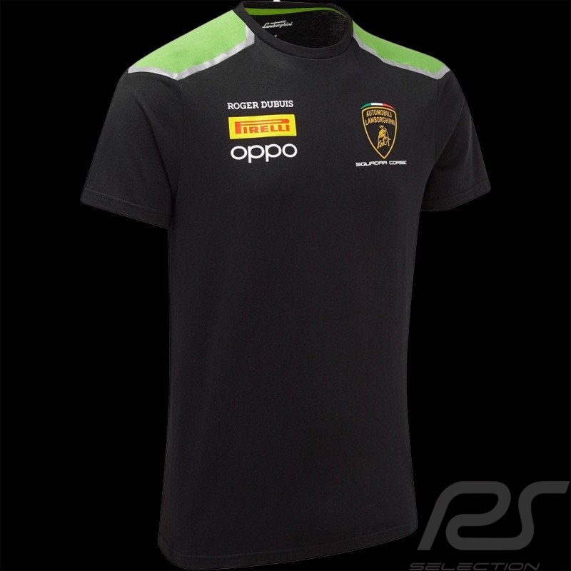 Lamborghini T-Shirt Squadra Corse Schwarz 2110868 - Herren
