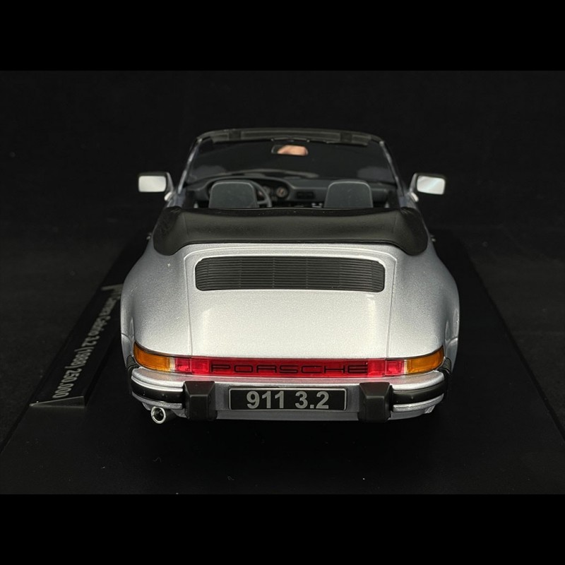 Porsche 911 Carrera 3.2 Coupé 1988 – Miniature KK-Scale 1/18 – Gris Métal