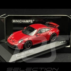 Porsche 911 GT3 Type 992 2020 Carmine Red 1/43 Minichamps 410069202