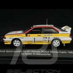 Audi Quattro A2 n°1 Sieger Rallye Monte Carlo 1984 1/43 CMR WRC017