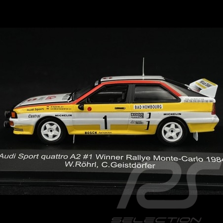 Audi Quattro A2 n°1 Vainqueur Rallye Monte Carlo 1984 1/43 CMR WRC017
