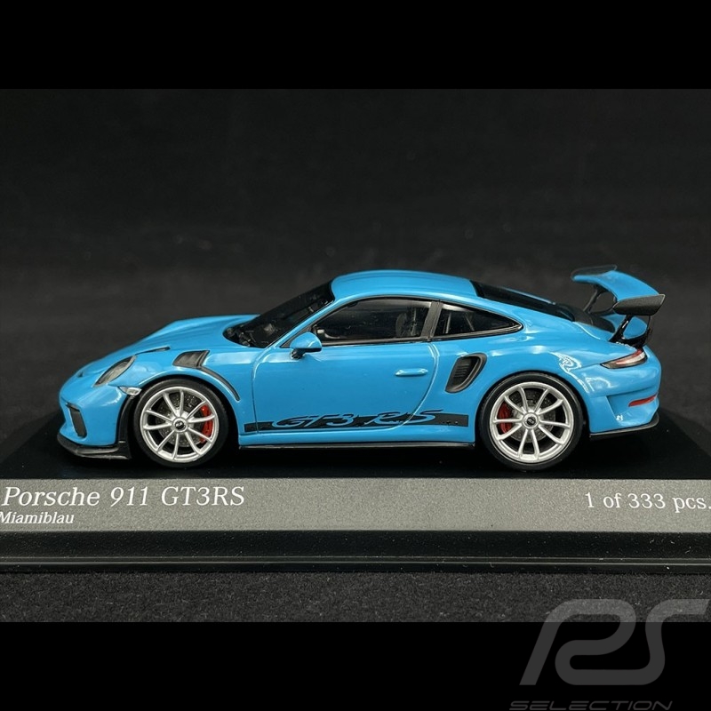 Porsche 911 GT3 RS Type 991 2018 Bleu Miami 1/43 Minichamps 413067047