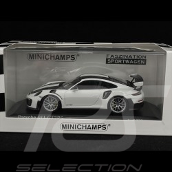 Porsche 911 GT2 RS Weissach Package Type 991 2018 Blanc 1/43 Minichamps 413067278