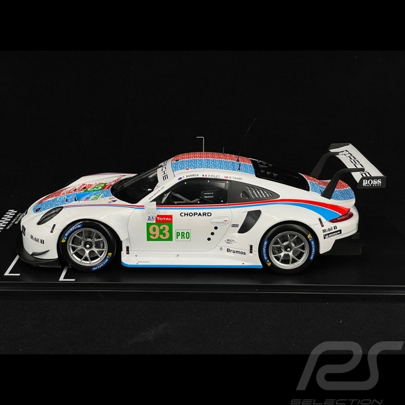 Porsche 911 RSR Type 991 n°93 3e LMGTE 24h Le Mans 2019 1/18 Ixo LEGT18025