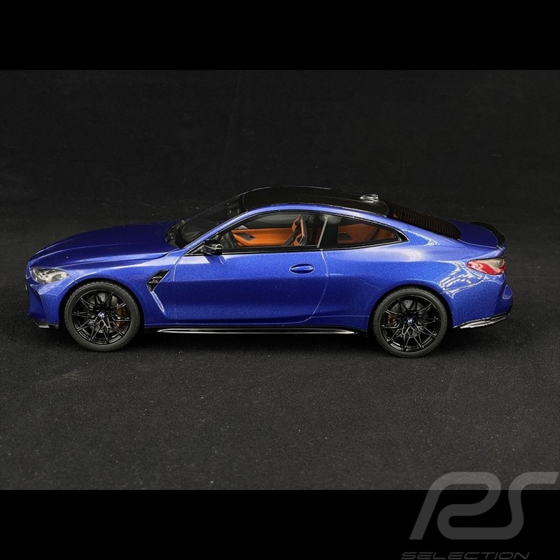 BMW M4 Competition G82 Coupe 2021 Metallic Portimao Blau 1/18 GT Spirit GT851