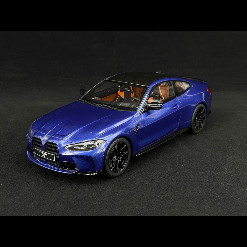 BMW M4 Competition G82 Coupe 2020 Metallic Portimao Blue 1/18 GT Spirit  GT851