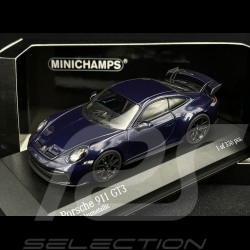 Porsche 911 GT3 Type 992 Gentian Blue Metallic 1/43 Minichamps 410069206