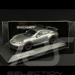 Porsche 911 GT3 Type 992 2020 Agate Grey Metallic 1/43 Minichamps 410069205