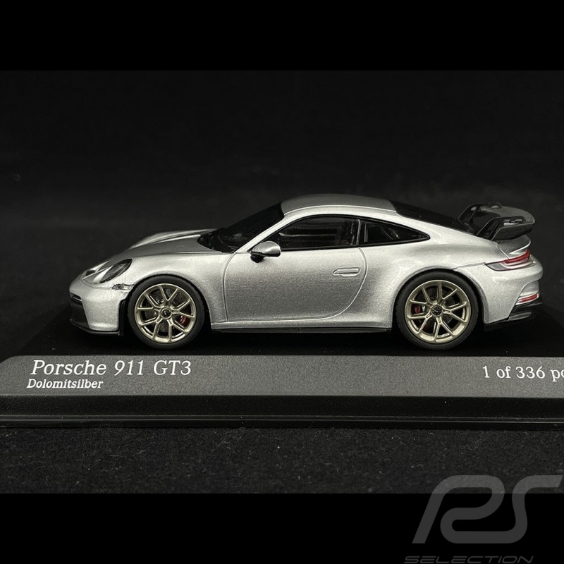 Porsche 911 GT Type 992 2020 Gris Dolomite 1/43 Minichamps 410069204