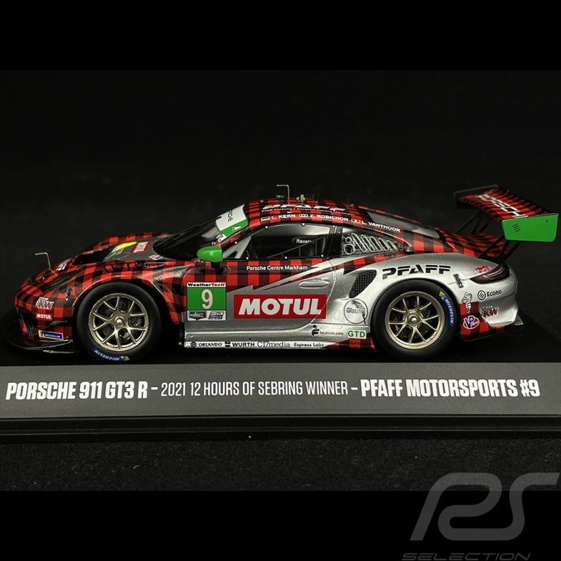 Porsche 911 GT3 R Type 991 n°9 Pfaff Winner 12h Sebring 2021 1 