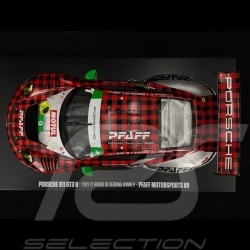 Porsche 911 GT3 R Type 991 n°9 Finish Line Pfaff Vainqueur 12h Sebring 2021 1/18 Spark MAP02186321