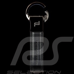 Porte-clés Porsche Design Boucle Cuir Noir OKY08804.001