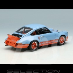 Porsche 911 Carrera RSR 2.8 1973 Duck Tail Bleu Gulf / Orange 1/43 Make Up Models VM024L