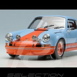 Porsche 911 Carrera RSR 2.8 1973 Duck Tail Bleu Gulf / Orange 1/43 Make Up Models VM024L