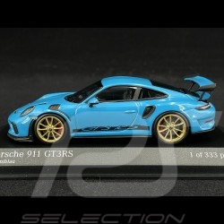 Porsche 911 GT3 RS Type 991 2018 Bleu Miami 1/43 Minichamps 413067046