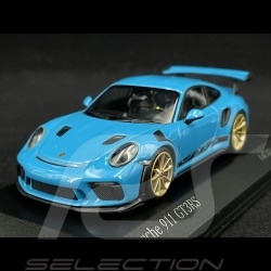 Porsche 911 GT3 RS Type 991 2018 Bleu Miami 1/43 Minichamps 413067046