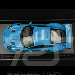 Porsche 911 GT3 RS Type 991 2018 Miami Blue 1/43 Minichamps 413067046