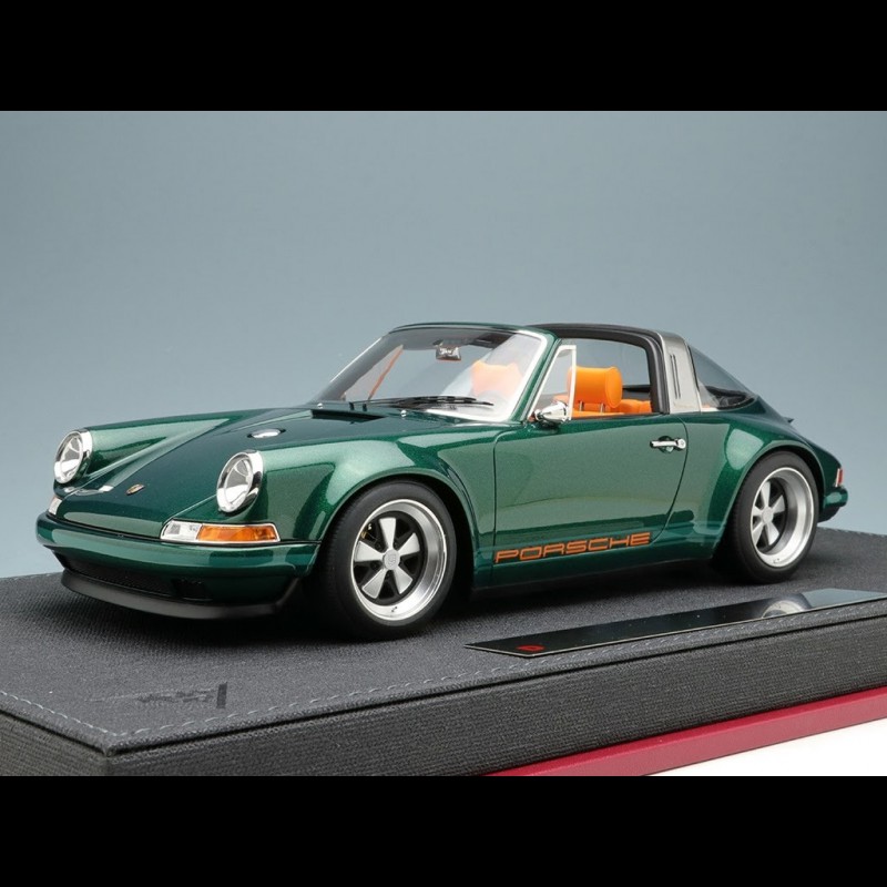 Porsche Singer 911 Targa Type 964 Dark green metallic 1/18 Make Up Models  IM036F