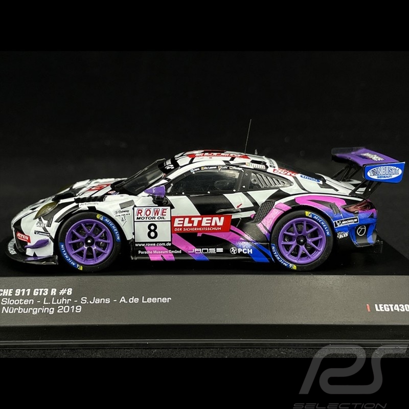 Porsche 911 GT3 R n°8 VLN2 Nürburgring 2019 Iron Force 1/43 Ixo LEGT43013