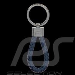 Porsche Design Keyring Cord Leather - Navy Blue OKY08807.006