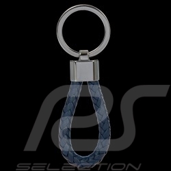 Porte-clés Porsche Design Corde Cuir - Bleu Marine OKY08807.006