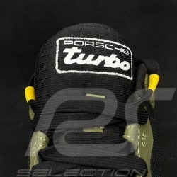 Porsche Turbo Puma Supertec Sneaker/Basket Schuhe - Schwarz/Grün/Gelb - Herren