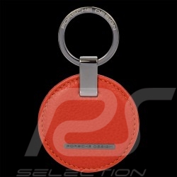 Porsche Design Keyring Circle Leather Lava Orange OKY08802.020