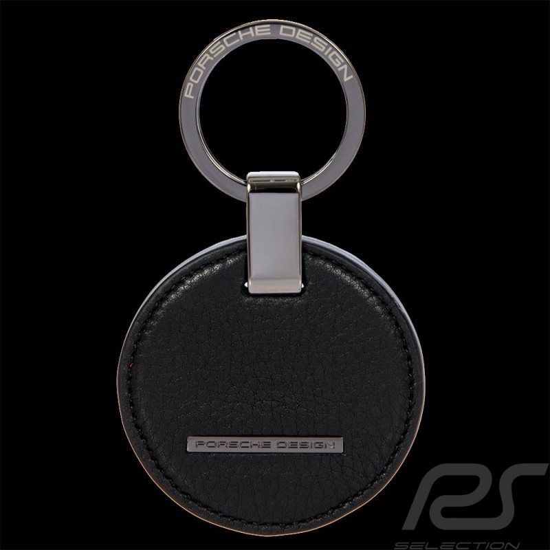 Porsche Design Keyring Circle Leather Black OKY08802.001