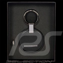 Porte-clés Porsche Design Circulaire Cuir Noir OKY08802.001