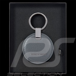 Porsche Design Schlüsselanhänger Kreis Leder Anthrazitgrau OKY08802.004