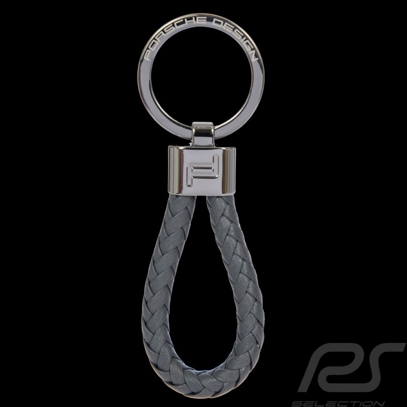 Porsche Design Keyring Cord Leather  Anthracite Grey OKY08807.007