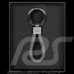 Porsche Design Keyring Cord Leather  Anthracite Grey OKY08807.007