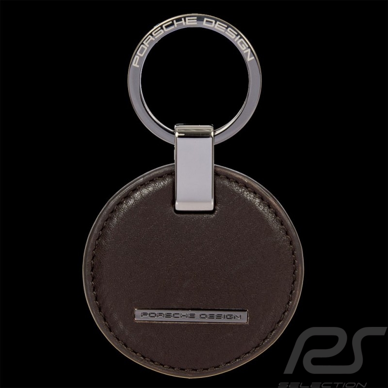 Porte-clés Porsche Design Circulaire Cuir Brun foncé OKY08802.099 Porte-clés Porsche Design Circulaire Cuir Brun foncé OKY08802.099