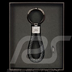 Porte-clés Porsche Design Corde Cuir Noir OKY08807.001