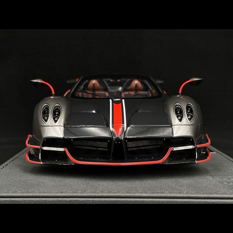 Miniature Pagani Huayra R 1/18 Henson & Heaven - Noir Carbone, Limitée 14/30
