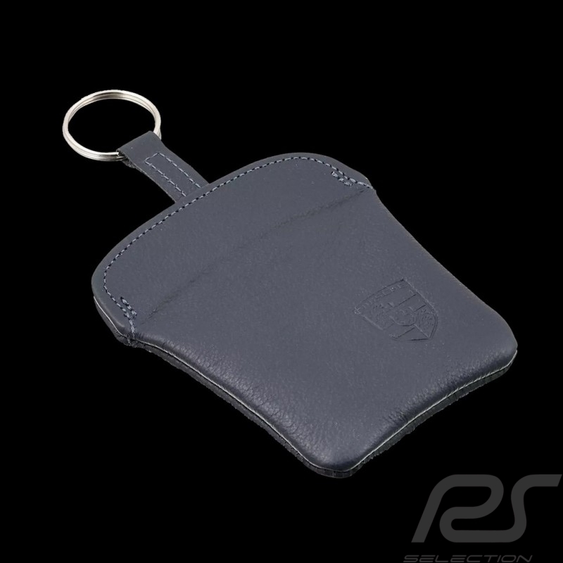 Porsche Classic Leather Key Case Navy Blue PCG044100017JX