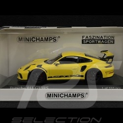 Porsche 911 GT3 RS Type 991 2018 Jaune Racing 1/43 Minichamps 413067048