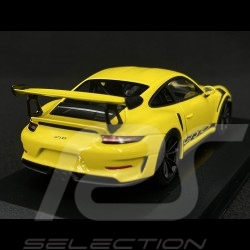 Porsche 911 GT3 RS Type 991 2018 Jaune Racing 1/43 Minichamps 413067048