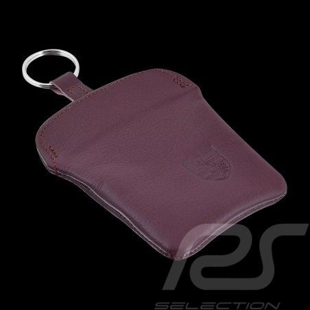 Etui porte-clés Porsche Classic Cuir Rouge Bordeaux PCG044100003MX