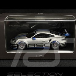 Porsche 911 GT3 Cup Type 992 2021 GT Silver / Shark Blue 1/43 Minichamps WAP0209920NGT3