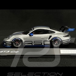 Porsche 911 GT3 Cup Type 992 2021 Argent GT / Bleu requin 1/43 Minichamps WAP0209920NGT3