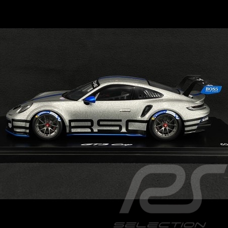 Porsche 911 GT3 Cup Type 992 2021 GT Silber / Sharkblau 1/18 Spark WAP0219920NGT3