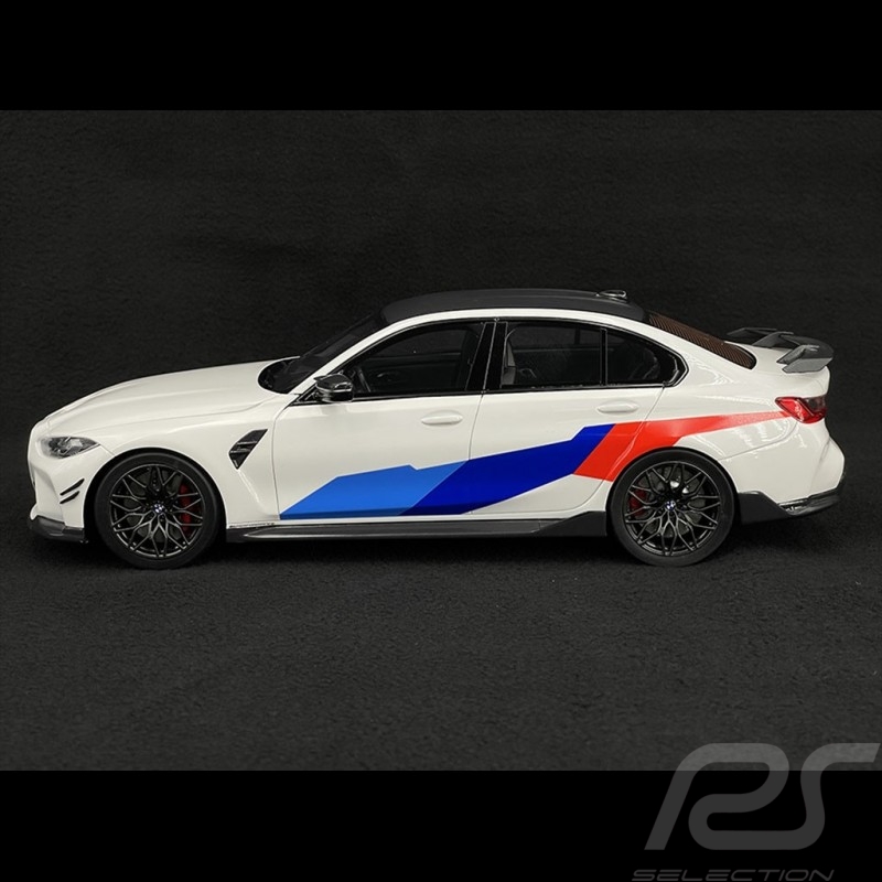 BMW M3 M-Performance 2021 Blanc Alpin 1/18 Top Speed TS0349