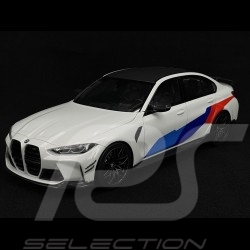 BMW M3 M-Performance 2021 Blanc Alpin 1/18 Top Speed TS0349