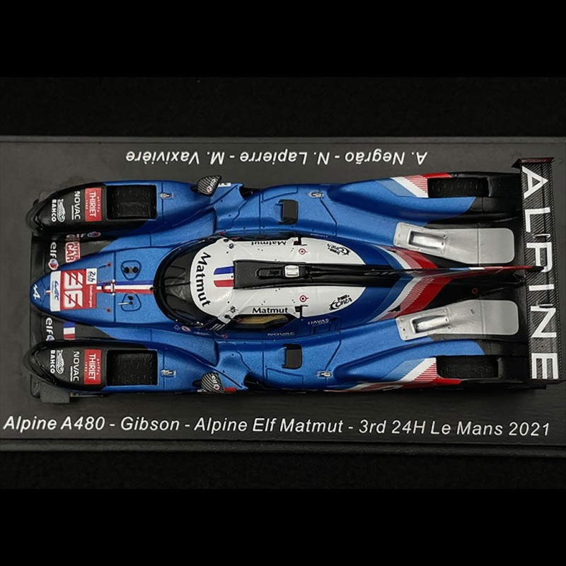 1/43 Alpine A480 Gibson #36 2021年ルマン3位 Alpine A480 Gibson Elf Matmut n°36 3rd 24h Le Mans 2021 2021 1/43